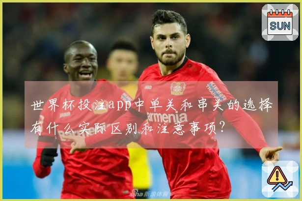 世界杯投注app中单关和串关的选择有什么实际区别和注意事项？
